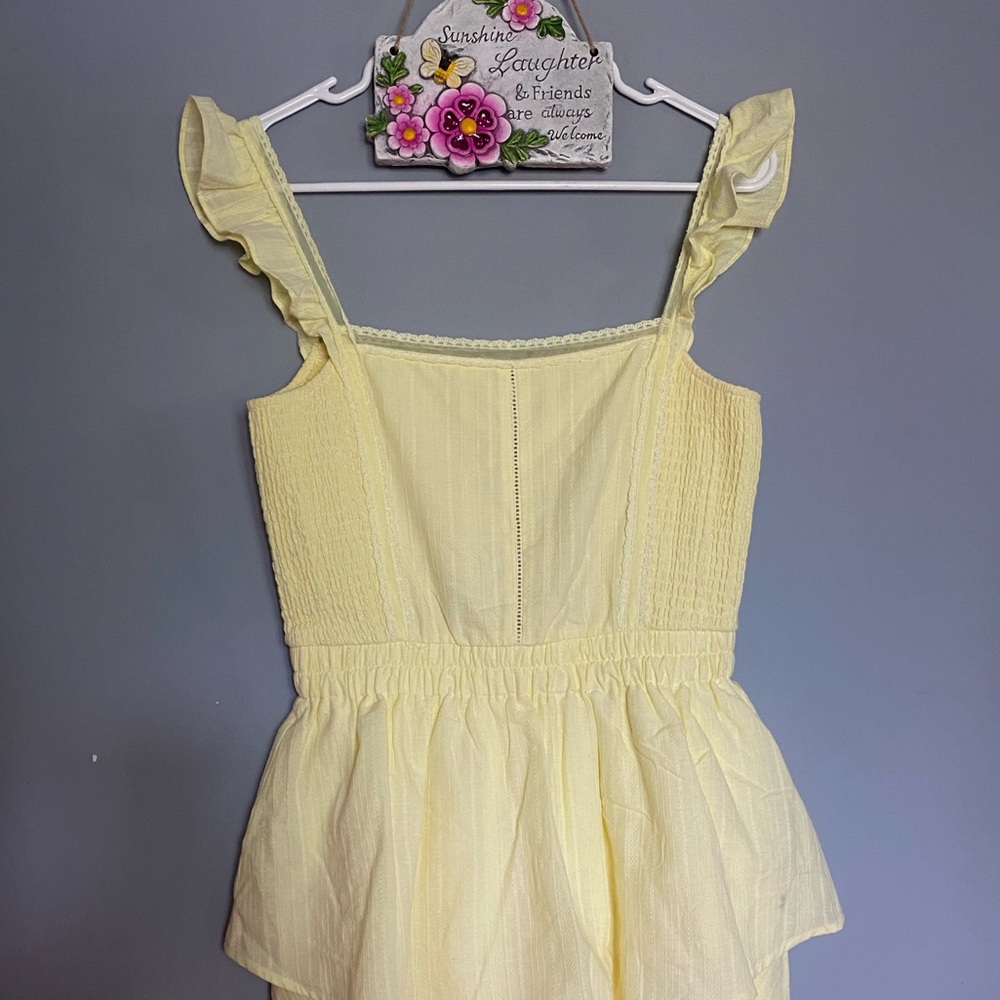 Shabby Chic Maura Dress yellow size M NWT - Picture 7 of 15